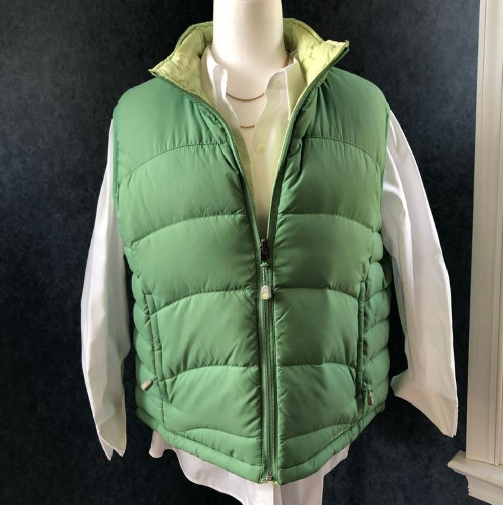 L.L. Bean Reversible Green Vest